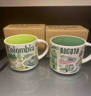 Starbucks lot of 2 Coffee Mugs COLOMBIA & BOGOTA South America. Been There Serie - Sold on eBay Jan 03, 2022 for $69.00