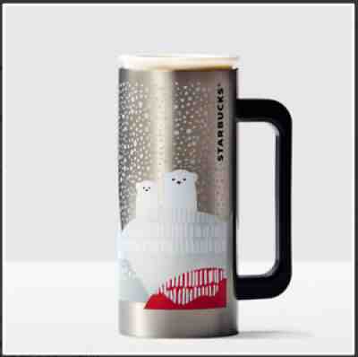 Starbucks Store Silver Trees Stainless Steel Desktop Tumbler - 12 oz - New - Sold on eBay Jan 04, 2022 for $68.99