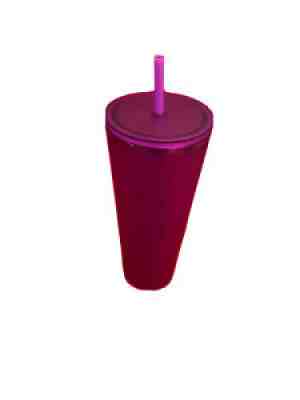 Starbucks 2022 Purple Soft Touch 24oz Cold Cup Plus Bonus Starbucks Cards - Sold on eBay Jan 13, 2022 for $68.99