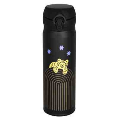 Starbucks Taiwan Chinese Zodiac Tiger Year Thermos SS water bottle - black 500ml - Sold on eBay Jan 14, 2022 for $68.80