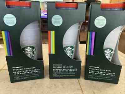 Starbucks Color Changing Cold Cups 24 oz-3 Boxes=15 Cups! Confetti 2021 - Sold on eBay Dec 20, 2021 for $68.45