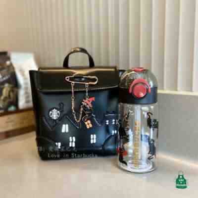 New 2021 China Starbucks 17oz Halloween Black Cat Glass Straw Cup&Messenger Bag - Sold on eBay Dec 18, 2021 for $68.39