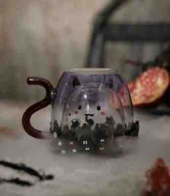New Starbucks China 2021 Halloween 8oz Doubler Glass Cup & Coaster Set - Sold on eBay Dec 07, 2021 for $68.00