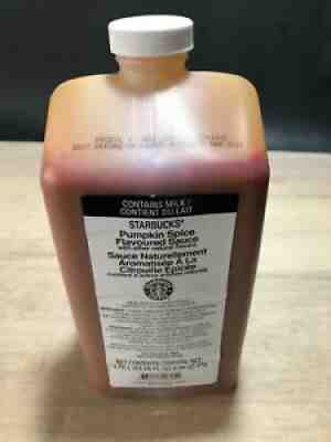 Starbucks Pumpkin Spice Sauce NEW! LIMITED TIME! (BBD MAR 2021) - Sold on eBay Dec 15, 2021 for $67.99