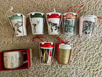 2017/18; 2013 STARBUCKS Assorted Ornament Lot- Holiday Ceramic - MINT - Sold on eBay Dec 22, 2021 for $67.00