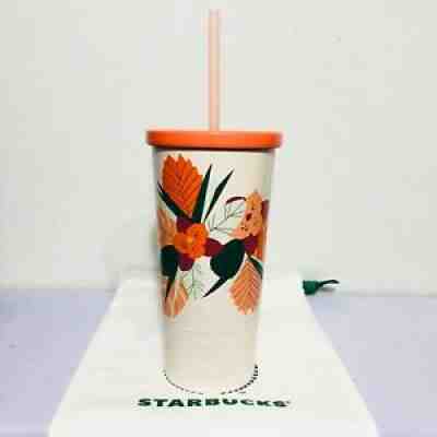 Starbucks Reserve Stainless Steel Tumbler 16 oz. Enamelware Tropical Cold Cup - Sold on eBay Jan 16, 2022 for $67.00