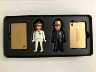 Starbucks Korea Playmobil 9th Anniversary White & Black Tin Case Gold Card Set - Sold on eBay Jan 17, 2022 for $67.00