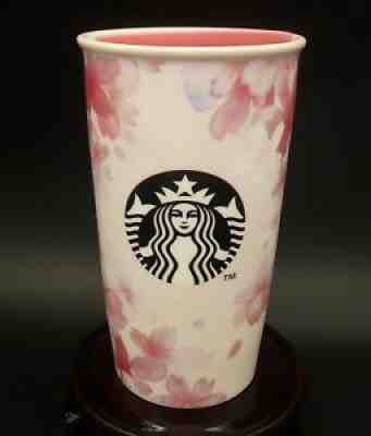 New Starbucks China Sakura Cherry Blossom Siren-logo Pink Porcelain Tumbler - Sold on eBay Dec 04, 2021 for $66.67