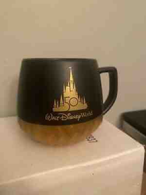 Starbucks Disney World 50th Anniversary Luxe Logo Coffee Mug Cup Black & Gold - Sold on eBay Jan 10, 2022 for $65.99