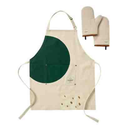 Starbucks Korea 20 Holiday Fiesta Apron Mitten Set 2020 Christmas Limited - Sold on eBay Jan 20, 2022 for $65.99