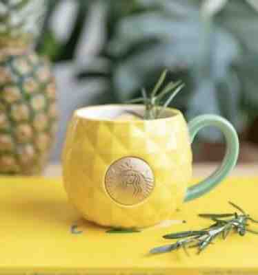 New Starbucks 2021 China Pineapple Siren Logo 13oz Mug - Sold on eBay Jan 21, 2022 for $65.99