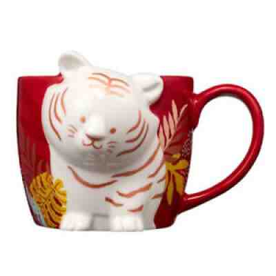 Starbucks Korea New Year Tiger Red Mug 355ml 2022 New year Limited - Sold on eBay Feb 02, 2022 for $65.99
