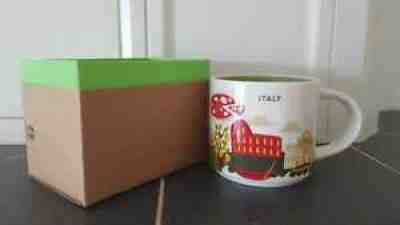 NWT Starbucks ITALY + VIENNA City Mug YAH Coffee you are here 14oz NEW wSKU