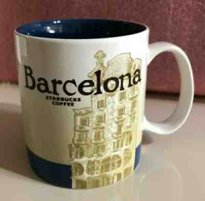 Starbucks Coffee Original City MUG series 2016 BARCELONA Brazil 16 oz