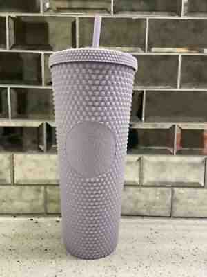 RARE Starbucks Matte Lilac Lilac Straw Studded Tumbler 24oz Venti Cold Cup 2021 - Sold on eBay Nov 23, 2021 for $65.00