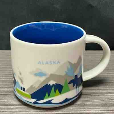 2016 Starbucks Alaska Moose And Whale You are Here Coffee Mug Cup Espresso 14 Oz - Sold on eBay Dec 11, 2021 for $65.00