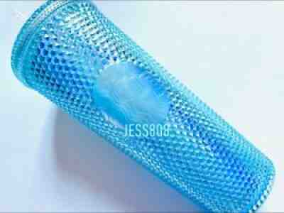 Starbucks Blue Studded 24 oz Iridescent Cold Cup - Blue - Sold on eBay Dec 20, 2021 for $65.00