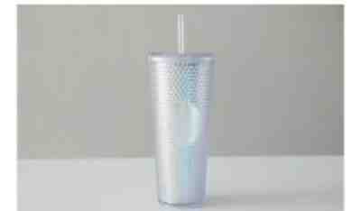 Starbucks Korea 2021 Christmas Ice Blue Gradient Studded Tumbler 24oz Cold Cup - Sold on eBay Dec 23, 2021 for $65.00