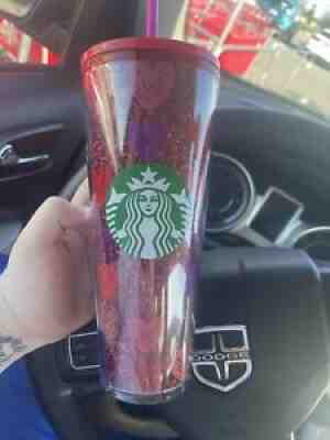 Starbucks NEW Target Exclusive 2022 Valentines Venti Red Heart Tumbler Cup - Sold on eBay Jan 04, 2022 for $65.00