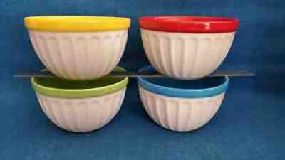 Starbucks ~ Set of 4 Ice Cream Bowls ~ Ribbed 12 oz ~ 2007 ~ Excellent Pre-owned - Sold on eBay Jan 17, 2022 for $65.00
