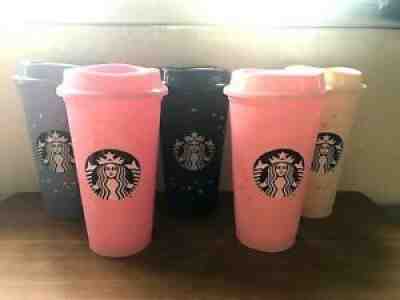 Singapore Starbucks 2021 Sakura Reusable Cup 16oz Set of 5 - Sold on eBay Jan 24, 2022 for $65.00