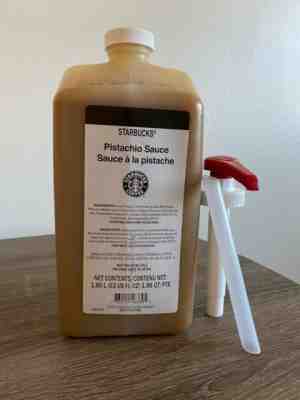 Starbucks Pistachio Sauce ~ Limited Release ~ 63 oz ~ BRAND NEW AND SEALED!! - Sold on eBay Jan 29, 2022 for $65.00