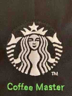 New 2010 Starbucks Coffee Black Coffee Master Apron with "new" logo - Sold on eBay Jan 30, 2022 for $65.00