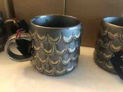 Five Starbucks Anniversary Collection 2015 Mermaid Scales Coffee Mug Cup