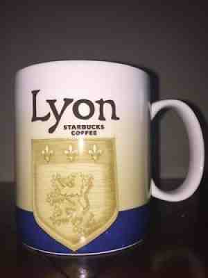 Lyon France Starbucks Mug Global Icon City Series 2012 Coffee Cup Blue 16oz Lion - Sold on eBay Nov 25, 2021 for $64.99