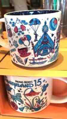Hong Kong Disneyland 15th Anniversary Starbucks Been There Series Mug 14oz - Sold on eBay Nov 27, 2021 for $64.99