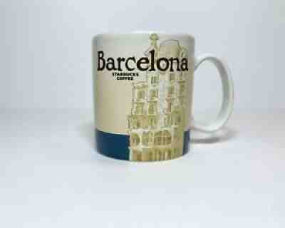 RARE Starbucks BARCELONA Global City Icon Collector Series Collectible Mug 2013