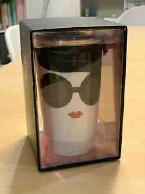 Brand New 2015 12oz Starbucks Alice Olivia Face Stacey Bendet Coffee Tumbler - Sold on eBay Dec 16, 2021 for $64.99