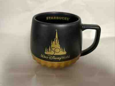 NEW Starbucks Walt Disney World 50th Black Gold Mug Cup ~ Free Ship - Sold on eBay Dec 29, 2021 for $64.99