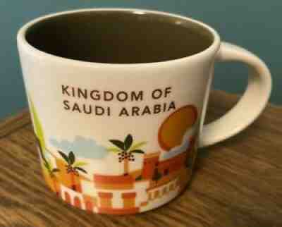 STARBUCKS Mug; KINGDOM of SAUDI ARABIA; You Are Here Collection; RARE - Sold on eBay Jan 04, 2022 for $64.99