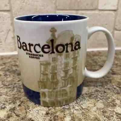 RARE 2010 Starbucks BARCELONA Global City Icon Collector Series Mug 16oz NWT