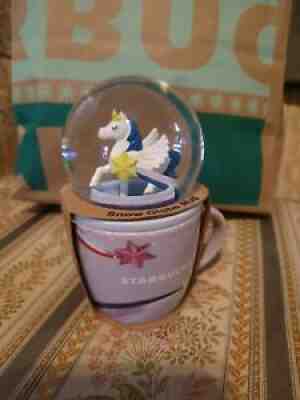 Starbucks 2020 Summer Limited Snow Globe & Mug Pegasus 89ml Super Cute - Sold on eBay Feb 08, 2022 for $64.99