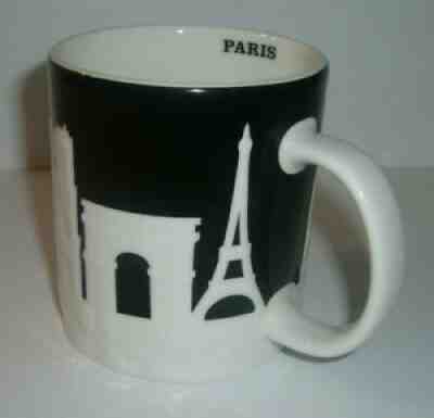 Starbucks PARIS Cup Mug City Relief Collection Black 3D Eiffel 2011 NEW 16 oz - Sold on eBay Dec 15, 2021 for $64.97
