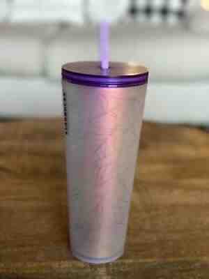 2021 STARBUCKS HALLOWEEN PURPLE WHITE FROSTED SPIDERWEB SPIDER WEB FOIL TUMBLER - Sold on eBay Feb 21, 2022 for $200.00