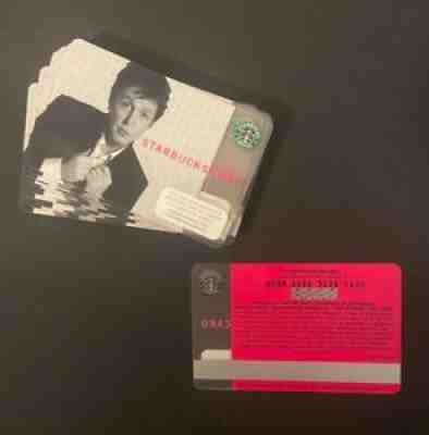 RARE Paul McCartney USA Starbucks Card 2007--Lot of 12 New Unused w/Stickers! - Sold on eBay Feb 19, 2022 for $145.00
