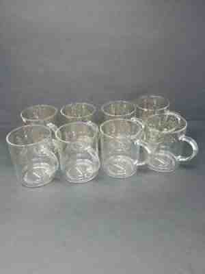 8 Teavana Starbucks 2015 Gold Confetti Clear Glass Coffee Tea Mug 12 oz Cups - Sold on eBay Feb 20, 2022 for $140.00