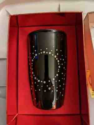 Starbucks 2015 Black Swarovski Double Wall Ceramic Tumbler - NEW in Gift Box - Sold on eBay Feb 18, 2022 for $132.00