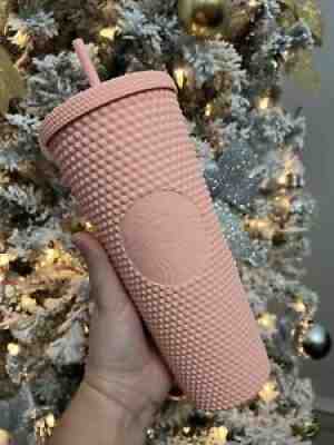 Starbucks Spring Collection 2020 Studded Tumbler Matte Pink 24oz NEW - Sold on eBay Feb 19, 2022 for $110.00