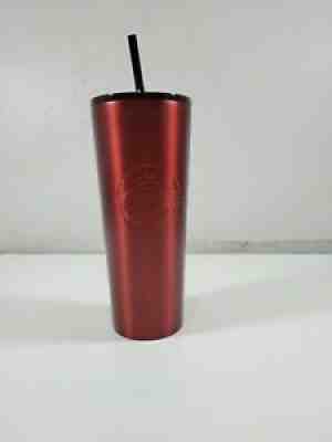 Starbucks Matte Red Siren Brushed Stainless Steel 24oz Tumbler RARE Limited HTF - Sold on eBay Feb 17, 2022 for $101.37