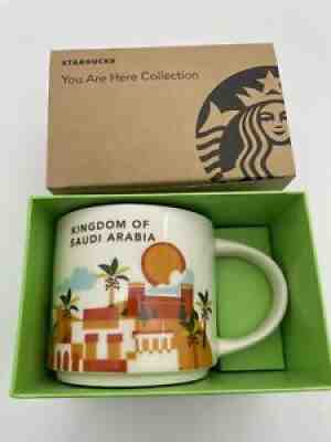 Starbucks Mug Kingdom Of Saudi Arabia You Are Here Collection UPC NIB New |1059