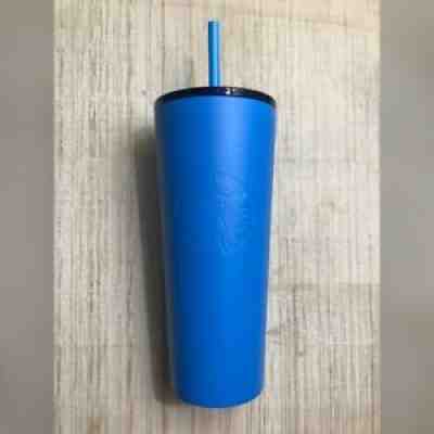 Starbucks Matte Blue Stainless Steel Tumbler 16 Fl Oz Venti Cold Cup 2018 SKU - Sold on eBay Feb 18, 2022 for $99.00