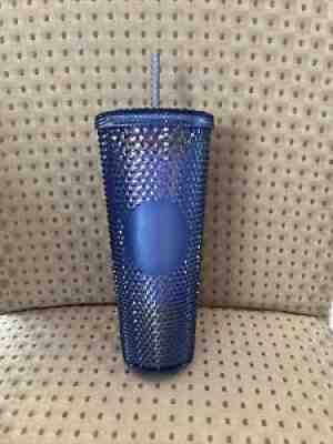 Walt Disney World 50th Anniversary Starbucks Blue Studded Tumbler NEW - Sold on eBay Feb 20, 2022 for $83.00