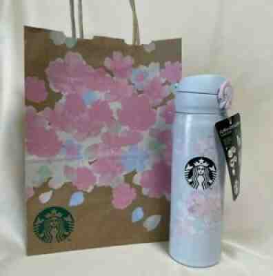 Starbucks JAPAN SAKURA 2022 Handy Stainless Bottle Blue 500ml New - Sold on eBay Feb 18, 2022 for $78.89