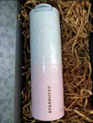 Starbucks JAPAN SAKURA 2022 stainless tumbler embossed bloom 473ml - Sold on eBay Feb 21, 2022 for $77.50