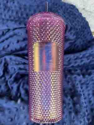 Disney World Starbucks 50th Anniversary Pink Studded Tumbler Cup In Hand - Sold on eBay Feb 10, 2022 for $75.00