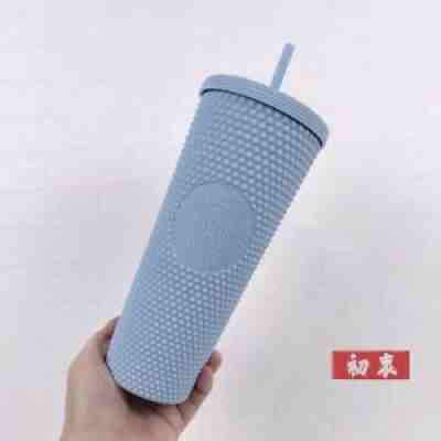New Starbucks 2021 Taiwan Christmas Blue Matte Diamond Studded 24oz Cup Tumbler - Sold on eBay Feb 16, 2022 for $75.00